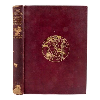 1914 the Heroes or Greek Fairy Tales Book For Sale