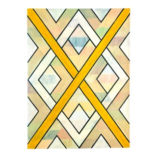 Mixed Media With Golden X For Sale