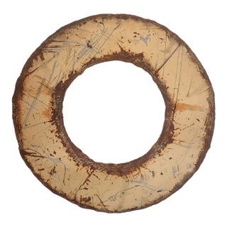 Steel Circle Wall Sculpture by Joe Willie Smith For Sale