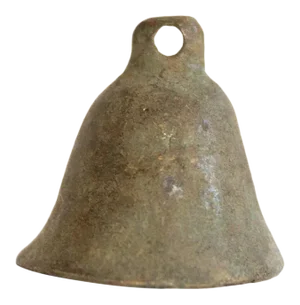 Vintage African Bronze Bells With Smooth Finish