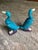 Chinese Chinese Porcelain Turquoise Ducks, Set of Eight For Sale - Image 3 of 11