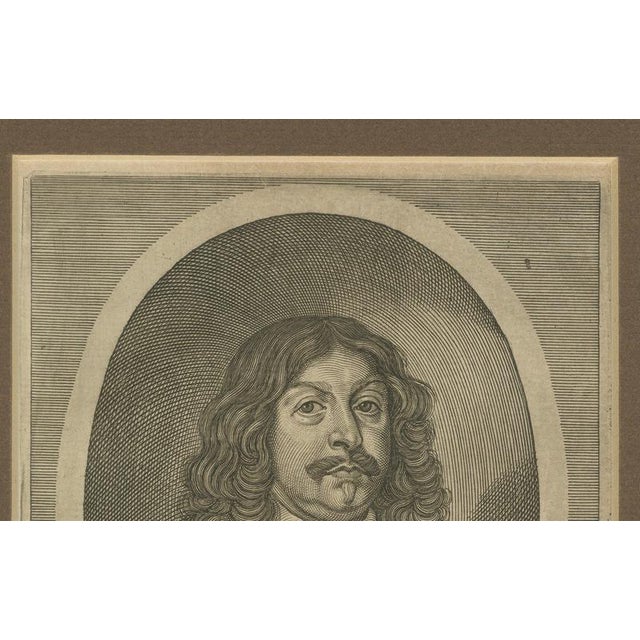 Brown Gerhard Coch, Peace of Westphalia & Hanseatic Diplomat Portrait, 1652, Engraving For Sale - Image 8 of 10