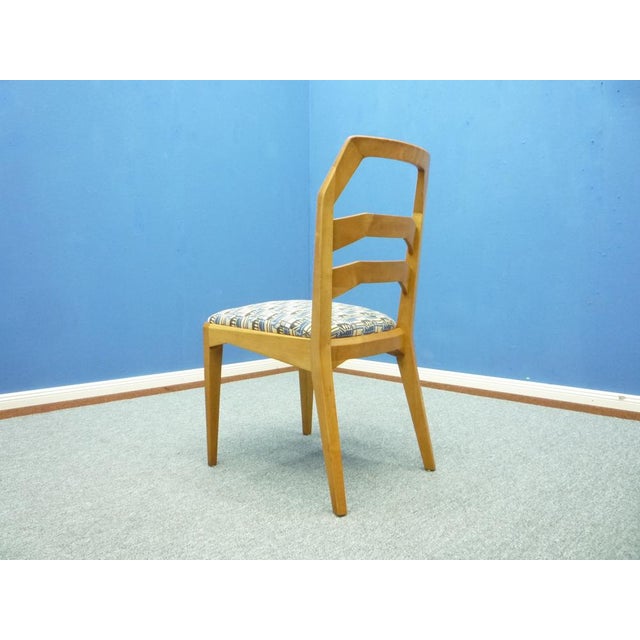 Mid-Century Modern Anthroposophical Dining Chair in Limewood by Felix Kayser for Schiller Möbel For Sale - Image 3 of 11