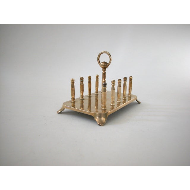 Brass Toast Rack Chairish