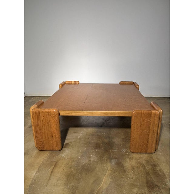 Oak Coffee Table by Mario Marenco for Mobilgirgi, Italy, 1970s For Sale - Image 9 of 18