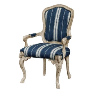 English Rococo Armchair For Sale