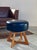 Heywood-Wakefield Leather Heywood-Wakefield Swivel Ottoman, Midcentury Modern, 1950s For Sale - Image 4 of 18