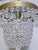 Hollywood Regency Vintage Hollywood Regency Brass Tiered Crystal Basket Chandelier For Sale - Image 3 of 11