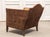 French Sheep Leather and Velvet Lounge Chair in the style of Louis Chambry, 1920s For Sale - Image 9 of 12
