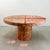 Vintage 1970s Mid Century Modern Round Cork Dining Table – Burlwood For Sale - Image 11 of 11