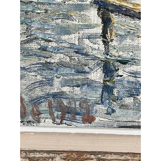 Fernand Laval, Dutch Port, 1922, Oil Painting For Sale - Image 10 of 12