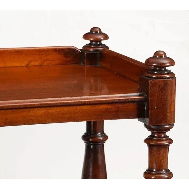 19th Century English Trolley or Console Server of Mahogany From the 19th Century For Sale - Image 5 of 13