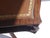 Vintage English Wooden Table in Brown Leather, 1930s For Sale - Image 9 of 10