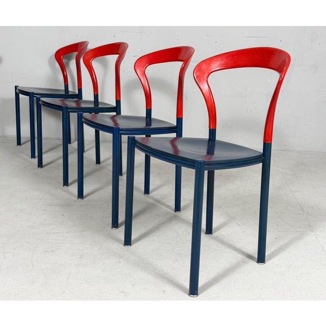 Lotus Chairs by Hartmut Lohmeyer for Kusch&Co., Germany, 1980s, Set of 4 For Sale - Image 17 of 17