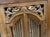 Vintage Indian Hand-Carved Teak Architectural Shutter Mirror, 32" For Sale - Image 17 of 18