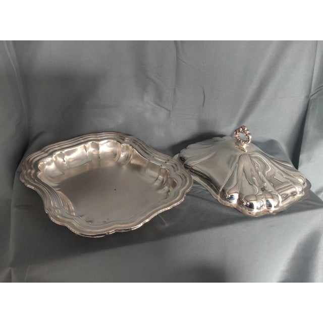 Mid 20th Century Gorham Heritage Silver-Plate Lidded Serving