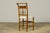 Set of 10 Late 19th Century French Provincial Walnut Dining Chairs in Green Ticking Stripe For Sale - Image 12 of 18