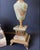 Vintage Italian Alabaster and Glass Lamp, 1960s For Sale - Image 6 of 9
