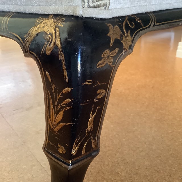 Mid 20th Century Mid 20th Century Hollywood Regency Chinoiserie Dining/Side Chairs - Set of 2 For Sale - Image 5 of 11