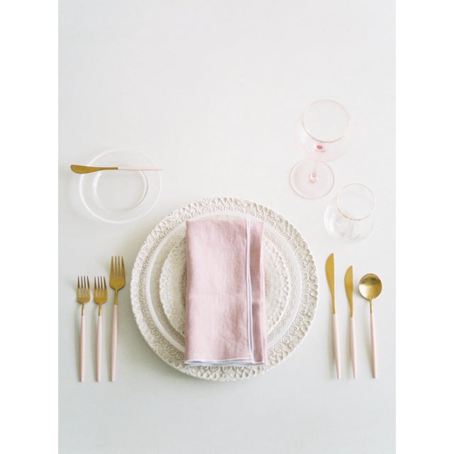 Elevate everyday and formal dining with our Stone Washed Linen Napkins. Made from 100% pure flax linen, each set of four...
