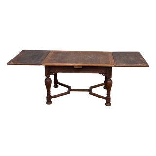 Antique Spanish Revival Refectory Table in Walnut by Tell City Furniture, 1910 For Sale