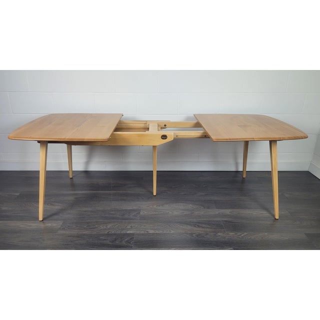Grand Windsor Extending Dining Table from Ercol, 1970s For Sale - Image 9 of 15