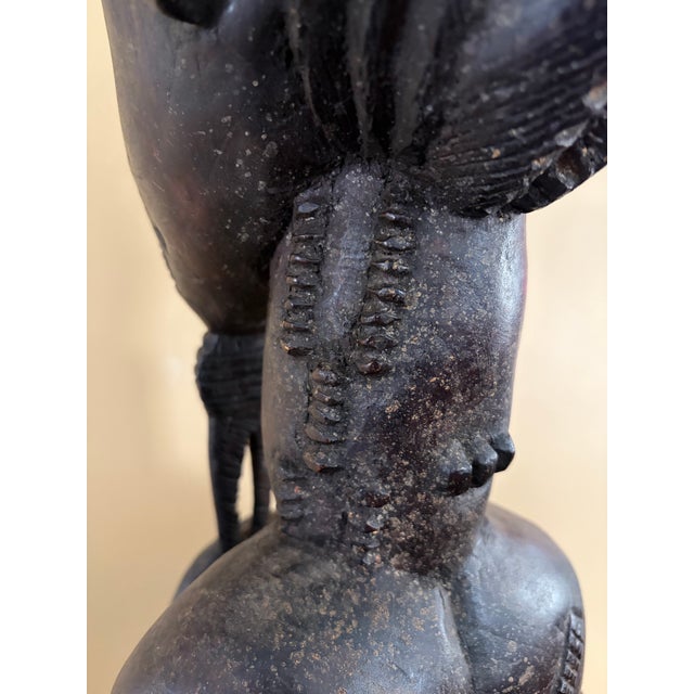 African Baule Male Figure 20th Century For Sale - Image 3 of 11