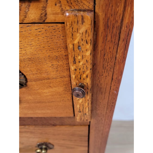 Vintage Elm Secretary, 1930s For Sale - Image 18 of 18