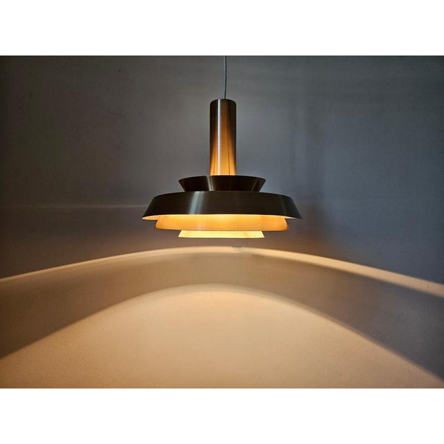 Mid-Century Pendant in the style of Jo Hammerborg, Denmark, 1970s For Sale - Image 11 of 15