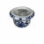 Vintage 1990s Blue and White Double Planter For Sale - Image 4 of 7