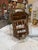 Metal 1950's Brass Table/Vanity Mirror With Looped Wire Frame For Sale - Image 7 of 8