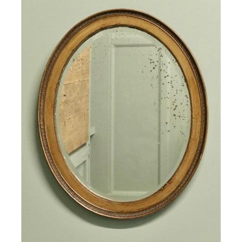 Superb Decorative Large Oval Gilt Wall Mirror The Mirror has a beautifully moulded 3” wide Gilt Frame, there is some aging...