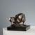 Brown Italian Sculpture Bronze Bird on Marble Base For Sale - Image 8 of 8