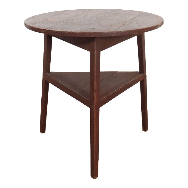 Original Painted Welsh Cricket Table For Sale