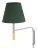 Green BC1 Wall Lamp by Santa & Cole For Sale