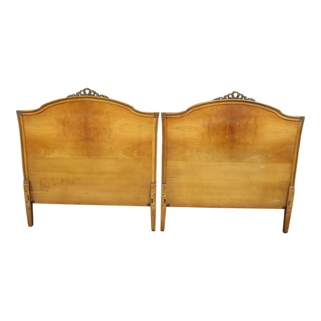 French Style Fruitwood Headboards/Pair Chairish