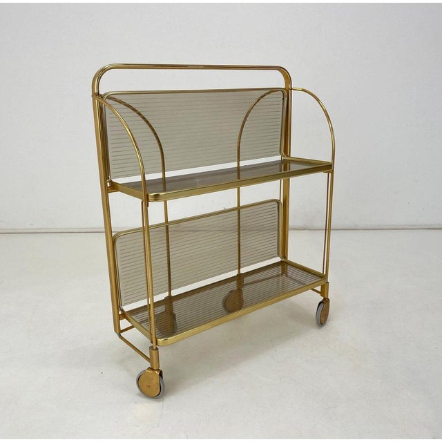 Vintage Folding Serving Cart, 1960s For Sale - Image 3 of 14