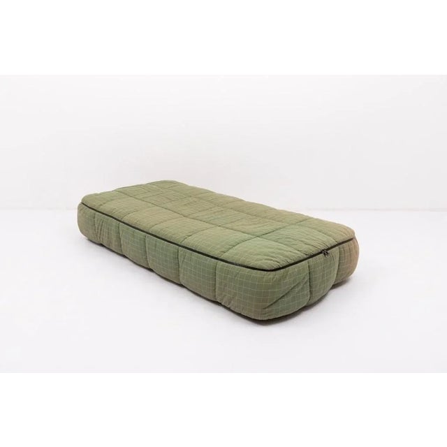 Green Strips Single Bed/Daybed by Cini Boeri for Arflex, Italy, 1970s For Sale - Image 8 of 11