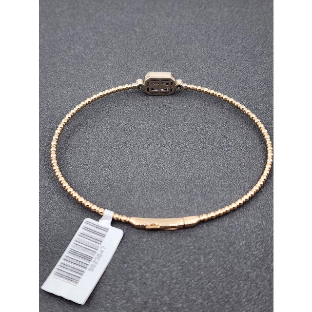0.64 Ct Natural Sapphire & Diamond Flexible Bracelet For Sale In Chicago - Image 6 of 9