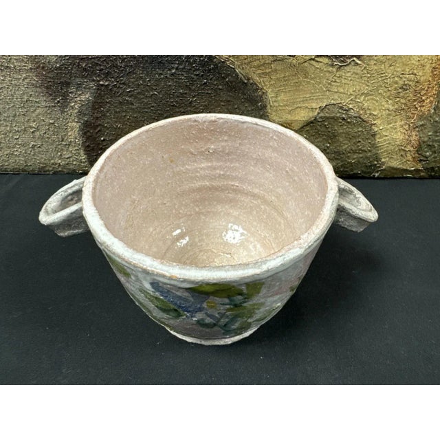 Small Ceramic Vase by Jacques and Juliette Laurent Mazaudois for Vallauris, 1960s For Sale - Image 4 of 6