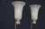 Mid-Century Modern Beige and Gold Murano Glass Wall Sconces, 1950s, Set of 2 For Sale - Image 3 of 12