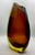 Glass Flavio Poli for Seguso Vetri D’Arte Model 12431 Sommerso Teardrop Vase For Sale - Image 7 of 11