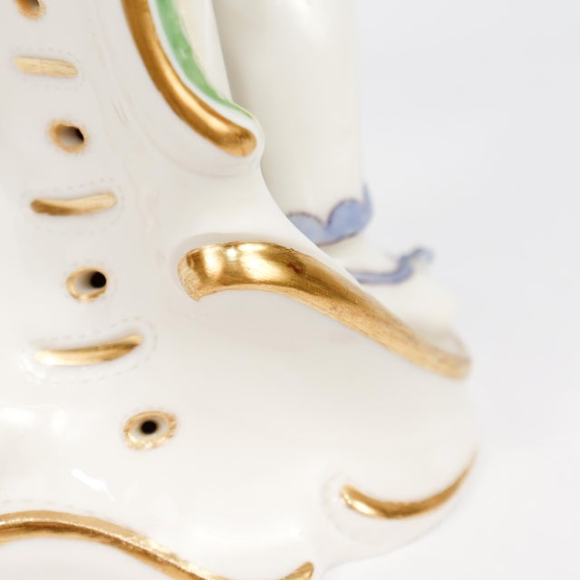 Nymphenburg Porcelain Commedia Dell'Arte Figure of Pierrot For Sale - Image 11 of 12