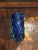 Mid-Century Modern Vase in Blue Murano Glass For Sale - Image 6 of 10