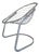 Cantilever Chair with Fur by Gastone Rinaldi For Sale