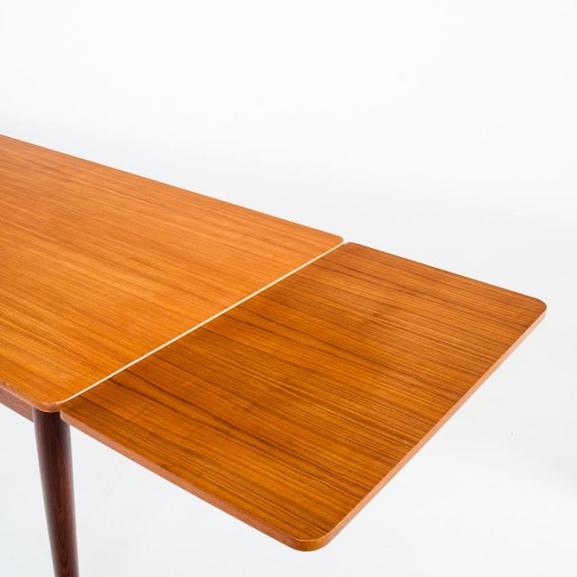 Scandinavian Style Teak Dining Table with Extensions, France, 1960s For Sale - Image 10 of 15