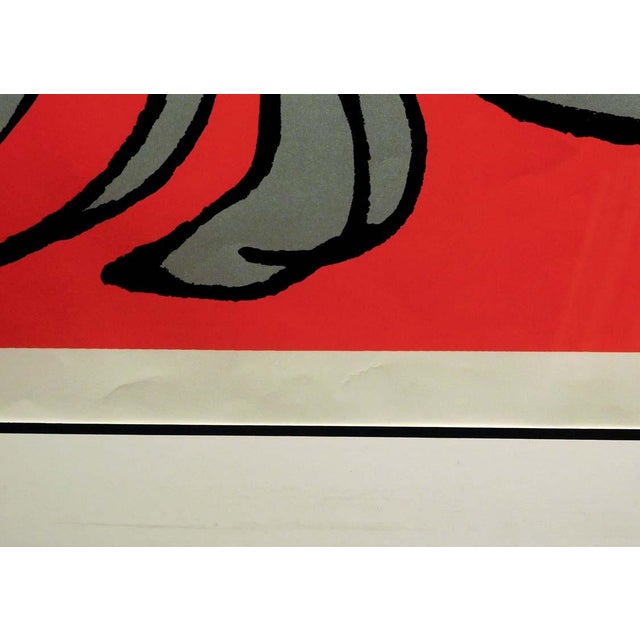 Karel Appel "Floating Passion Flower" Signed Fine Art Lithograph For Sale In Denver - Image 6 of 8