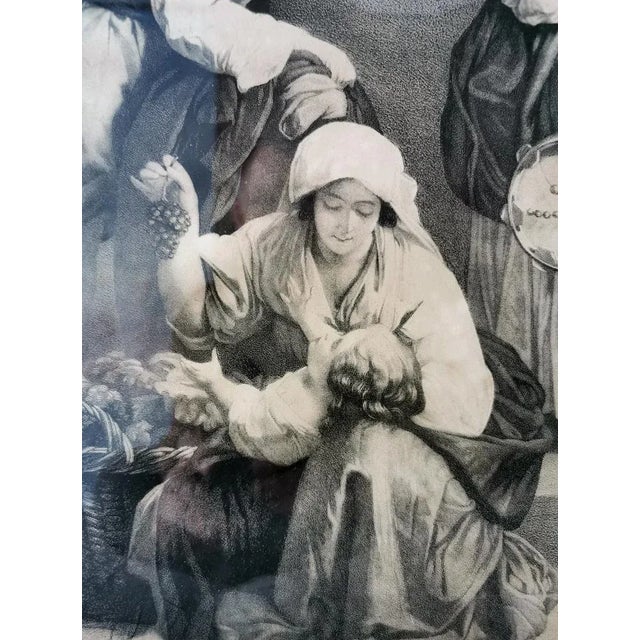 The Fateful Reunion, 19th Century, Engraving, Framed For Sale - Image 7 of 13