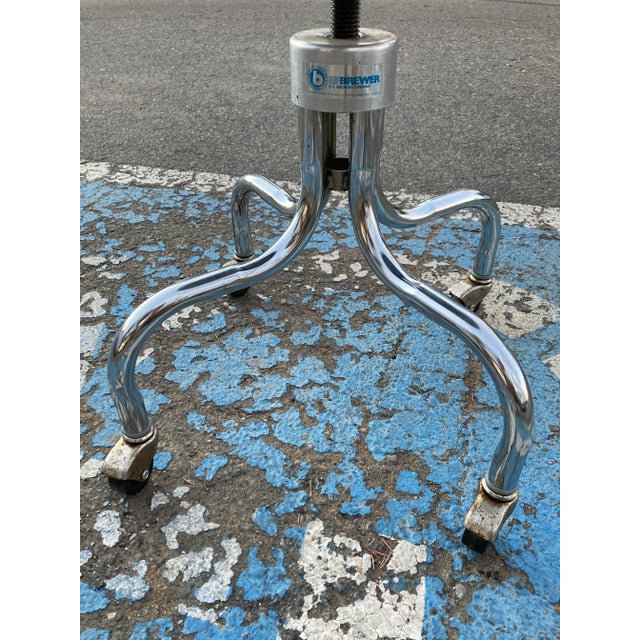 Mid-Century Modern Medical Dental Stool by e.f. Brewer Company For Sale In Denver - Image 6 of 13