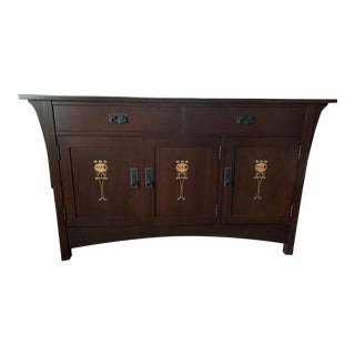 2016 Stickley Collector Edition Harvey Ellis Sideboard Console For Sale